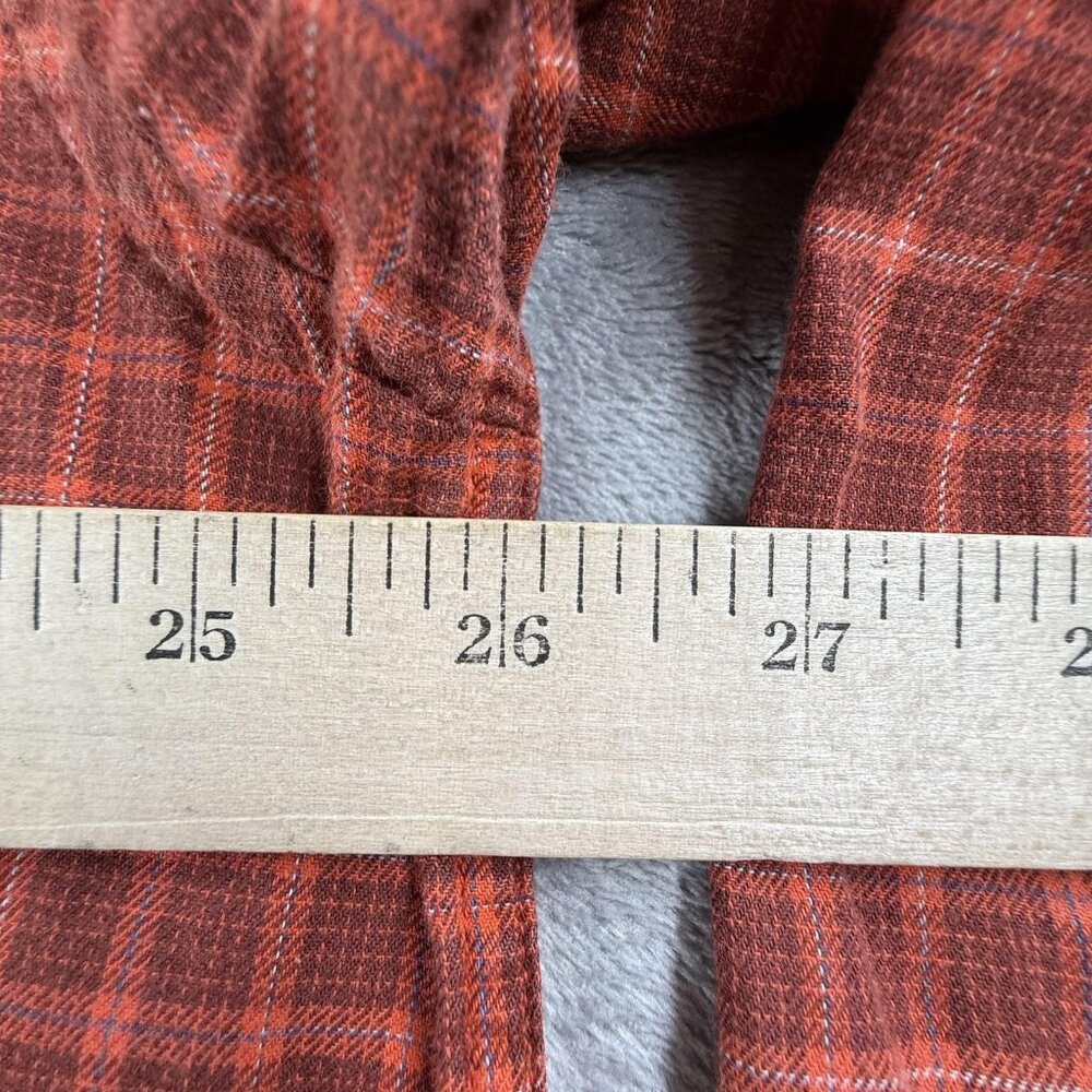 Patagonia Shirt Mens XL Plaid Button Down Long Sleeve Organic Cotton Outdoors - Picture 9 of 12